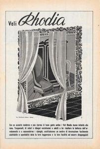 Veli Rhodia. Advertising 1947 - copertina