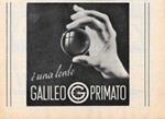 È una lente Galileo Primato. Advertising 1947
