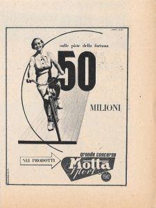 Grande concorso Motta Sport. Advertising 1947 - copertina