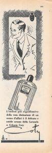 Coty. Lavanda e Colonia. Advertising 1947 - copertina