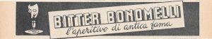 Bitter Bonomelli l'aperativo di antica fama. Advertising 1947 - copertina