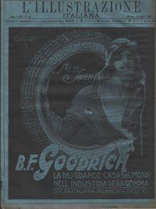 B.F. Goodrich. Miss Safety. Advertising 1919 - copertina