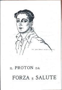 Proton. Illustr. Dudovich. Tre advertising 1920 - copertina