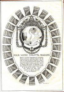 Malaceine. Pour votre toilette, madame. Advertising 1920 - copertina