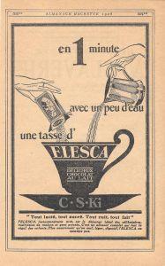 En 1 minute avec un peu d'eau une tasse d'Elesca. Advertising 1926 - copertina
