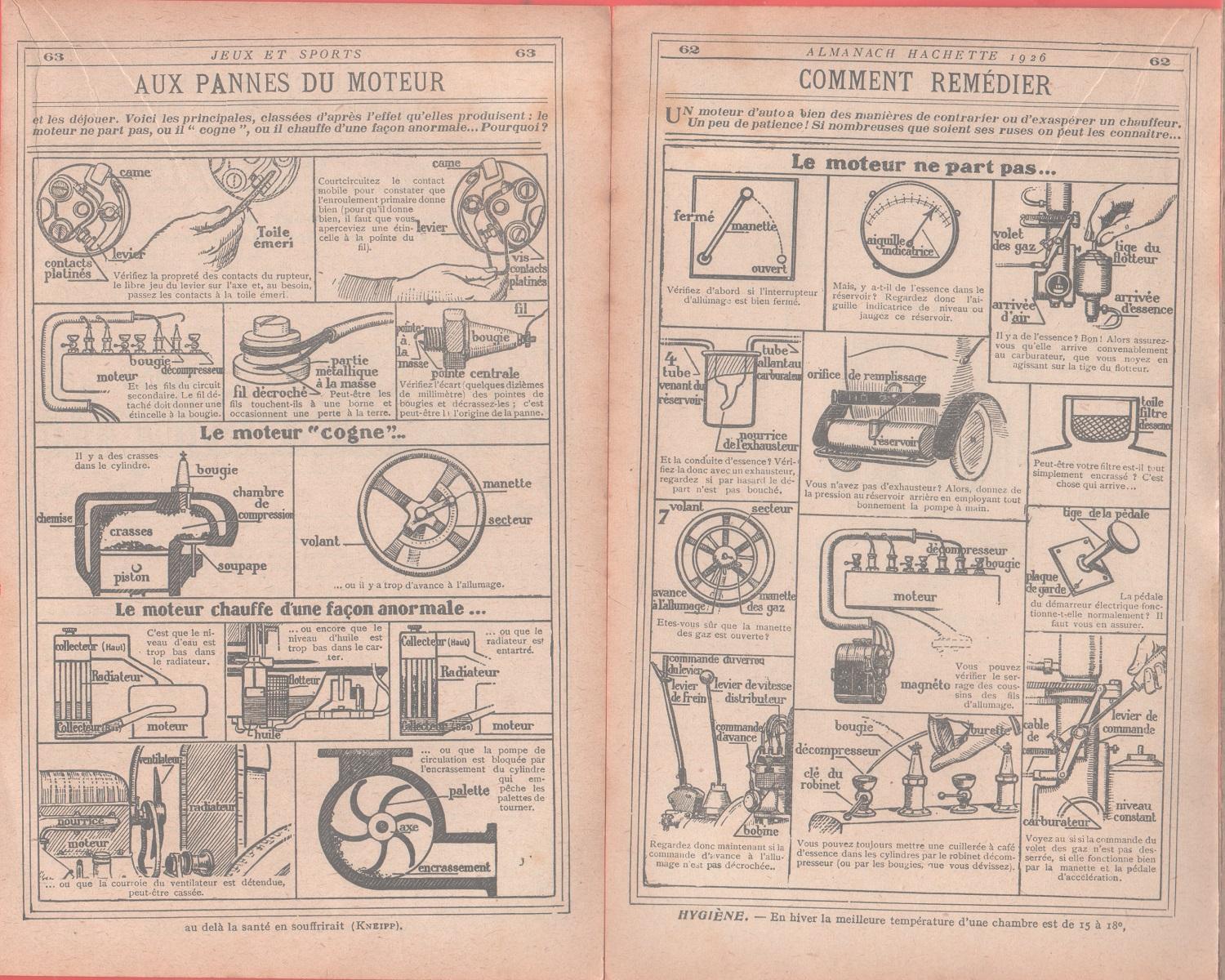 Comment remédier aux pannes du moterus. Advertising 1926