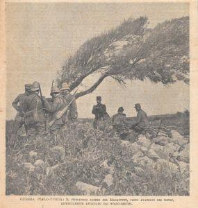 Il pittoresco albero del Marabutto, posto avanzsato dei nostri. Stampa 1912 - copertina