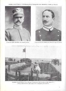 I vittoriosi del Margher a Homs/Aspetti della guerra Italo-Turca. Stampa 1912 - copertina