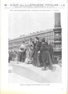 Venezia. Il Patriarca benedice il nuovo campanile/ Inaugurazione X esposizione. Stampa 1912 - copertina