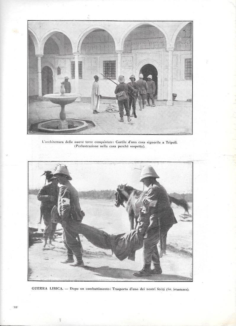 L' isola di Rodi conquistata/ Tripoli/ Ferito in Libia. Stampa 1912