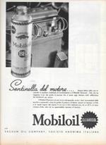 Mobiloil. Sentinella del motore... Advertising 1936