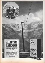Alocchio Bacchini & C. Radio per alta montagna/Westinghouse. Advertising 1936