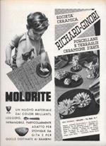 Moldrite RIchard-Ginori. Advertising 1936