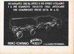 Magneti Marelli. Freno continuo sistema Marelli-Westinghouse. Advertising 1936