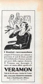 I dentisti raccomandano Veramon. Advertising 1936