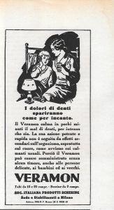 I dolori di denti spariranno come per incanto. Veramon. Advertising 1936 - copertina