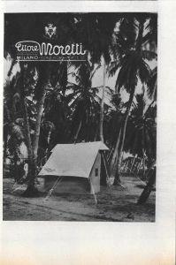 Ettore Moretti Milano. Advertising 1936 - copertina