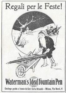 Waterman's Idal Fountain Pen. Advertising 1920 - copertina