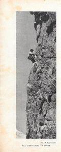 Inizio della V torre (Aiguille Noire de Peutérey). Stampa1935 - copertina