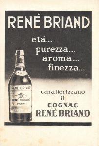 René Briand. età, purezza, aroma, finezza. Advertising 1947 - copertina