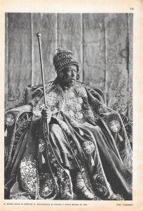 Il manto reale di Menelik II. Stampa 1936 - copertina
