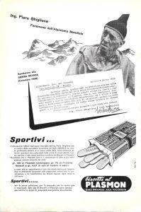 Biscotti al Plasmon. Advertising 1958 - copertina