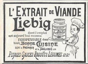 L' extrait de viande Liebig. Advertising 1900 - copertina