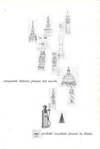 Shell prodotti mondiali famosi in Italia Advertising 1951 - copertina