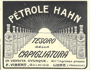 Pétrole Hahn tesoro della capigliatura. Advertising 1914 - copertina