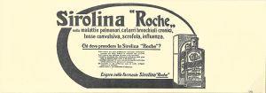 Sirolina Roche. Advertising 1914 - copertina