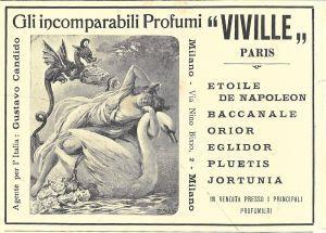 Viville profumi Parigi. Advertising 1914 - copertina