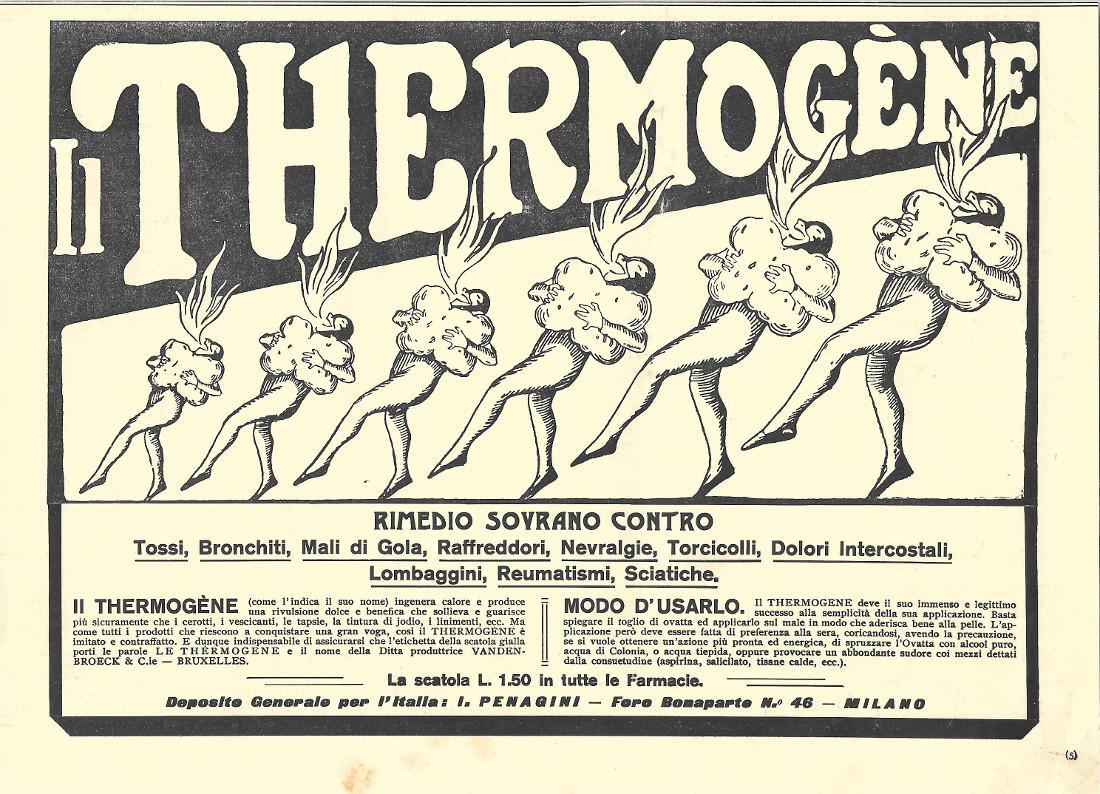 Thermogène. Advertising 1914