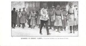 Il generale Krobatin esce dal Duomo di Udine. Stampa 1919 - copertina