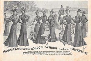 Modeles exclusives. London Fashion Paris. Advertising 1900 - copertina