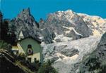 Courmayeur. Notre Dame de la Guerison e il M. Bianco. Non viaggiata