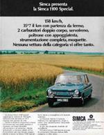 Simca 1100 special / René Briand. Advertising 1970