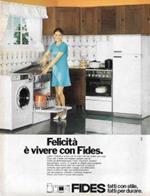 Fides fatti con stile fatti per durare. Advertising 1970