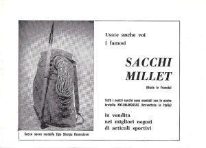 Sacchi Millet. Advertising 1964 - copertina