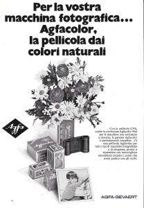 Agfacolor per la vostra macchina fotografica. Advertising 1969, - copertina