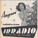 Radiotelevisione Irradio. Advertising 1956