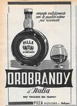 Orobrandy d'Italia. Più vecchio del tempo. Advertising 1956