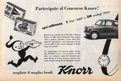 Partecipate al concorso Knorr. Advertising 1956 - copertina