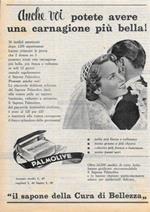 Palmolive, il sapone della cura di bellezza. Advertising 1956