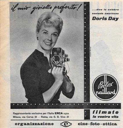 Bolex Paillard. Advertising 1956 - copertina