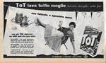 Tot. Lava Tutto Meglio. Advertising 1956