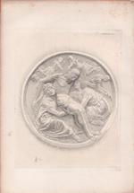 Roundel from the High Altar of the Certosa, by Omodeo. Engraving 1868