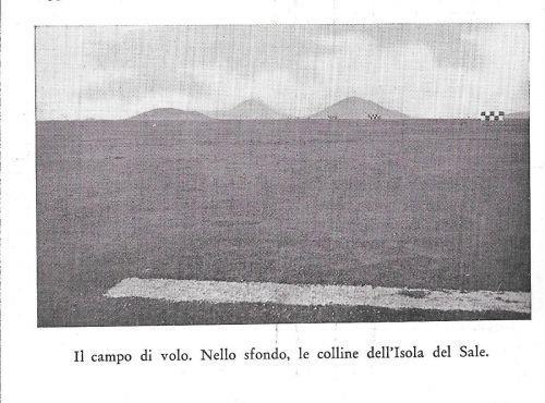 Il campo volo degli italiani/ Isola del Sale (Capo Verde). Stampa 1934 - copertina