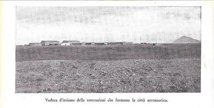 Veduta delle costruzioni che formano la città aeronautica italiana (Capo Verde). Stampa 1934 - copertina