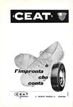 Ceat È Un'Impronta Che Conta. Advertising 1960