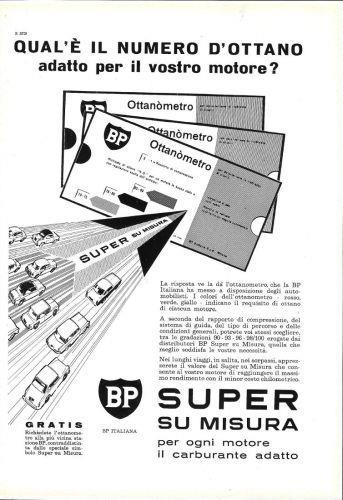 BP super su misura. Advertising 1960 - copertina